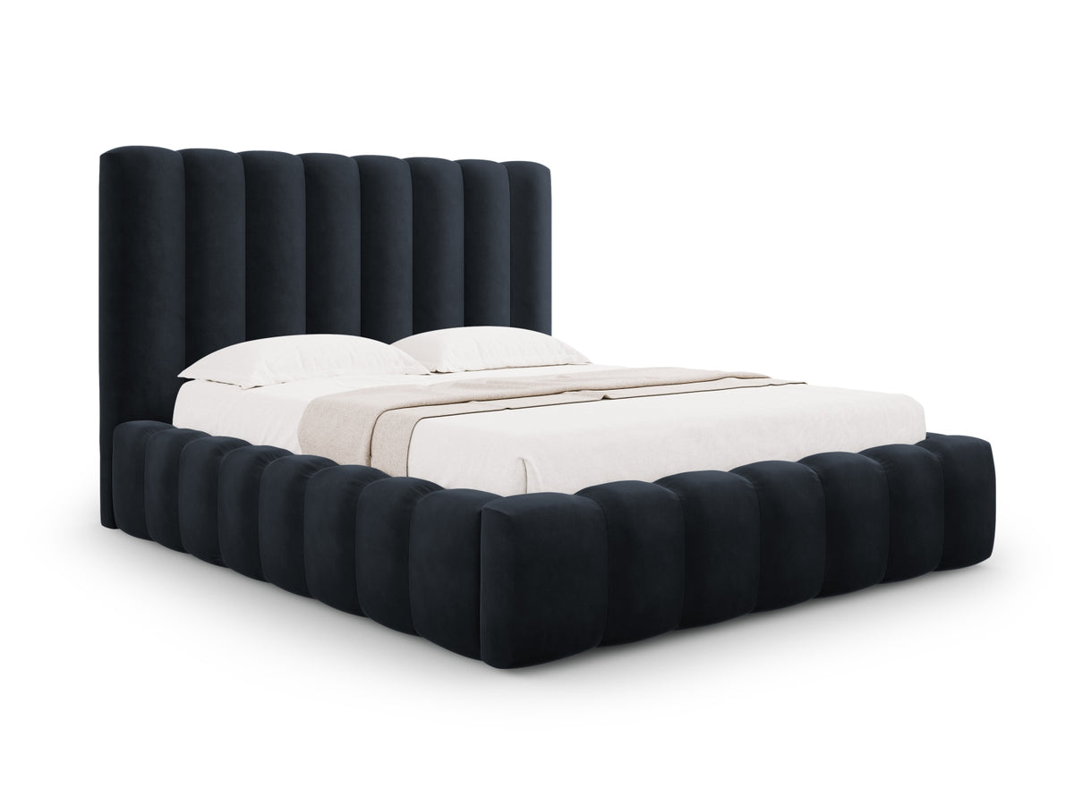 Letto contenitore con testiera, "Kelp", 230x185x125