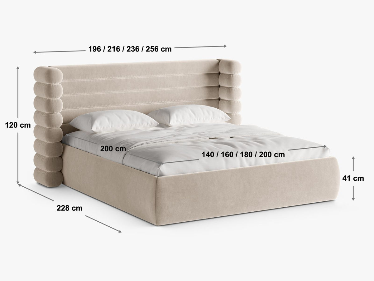 Letto Contenitore con Testata Mount