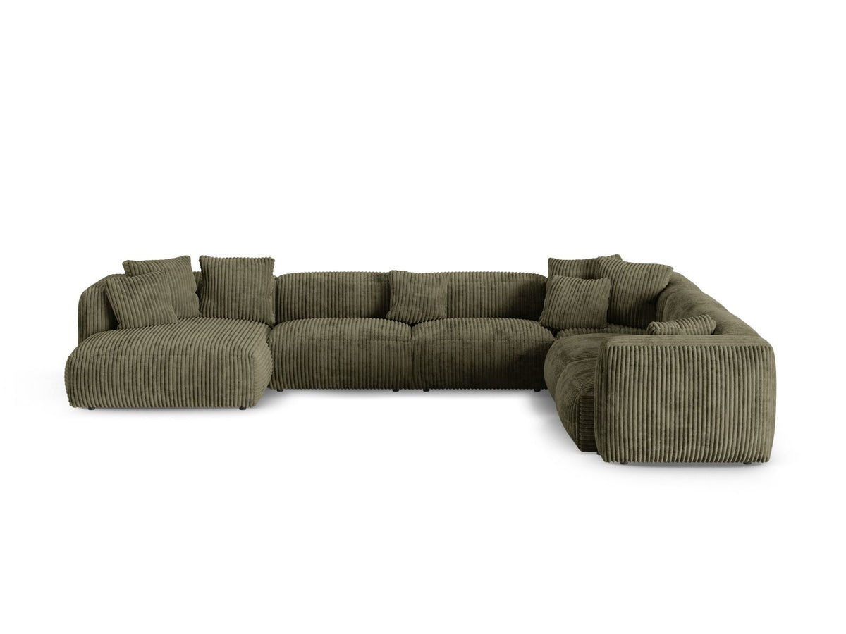 Divano Angolare Componibile XL Martina, 6 Posti, 330x420x75