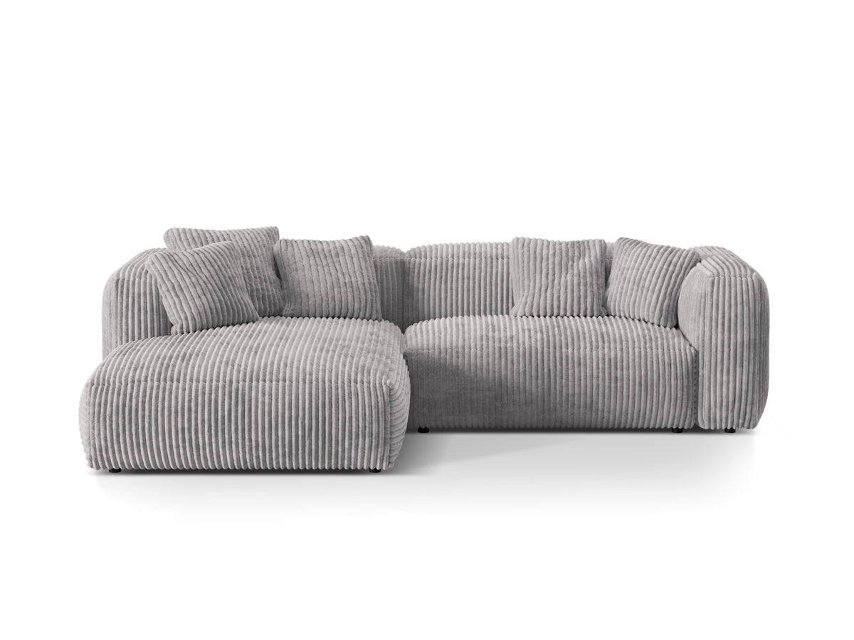 Divano Angolare Componibile XL Martina, 2 Posti, 176x280x75