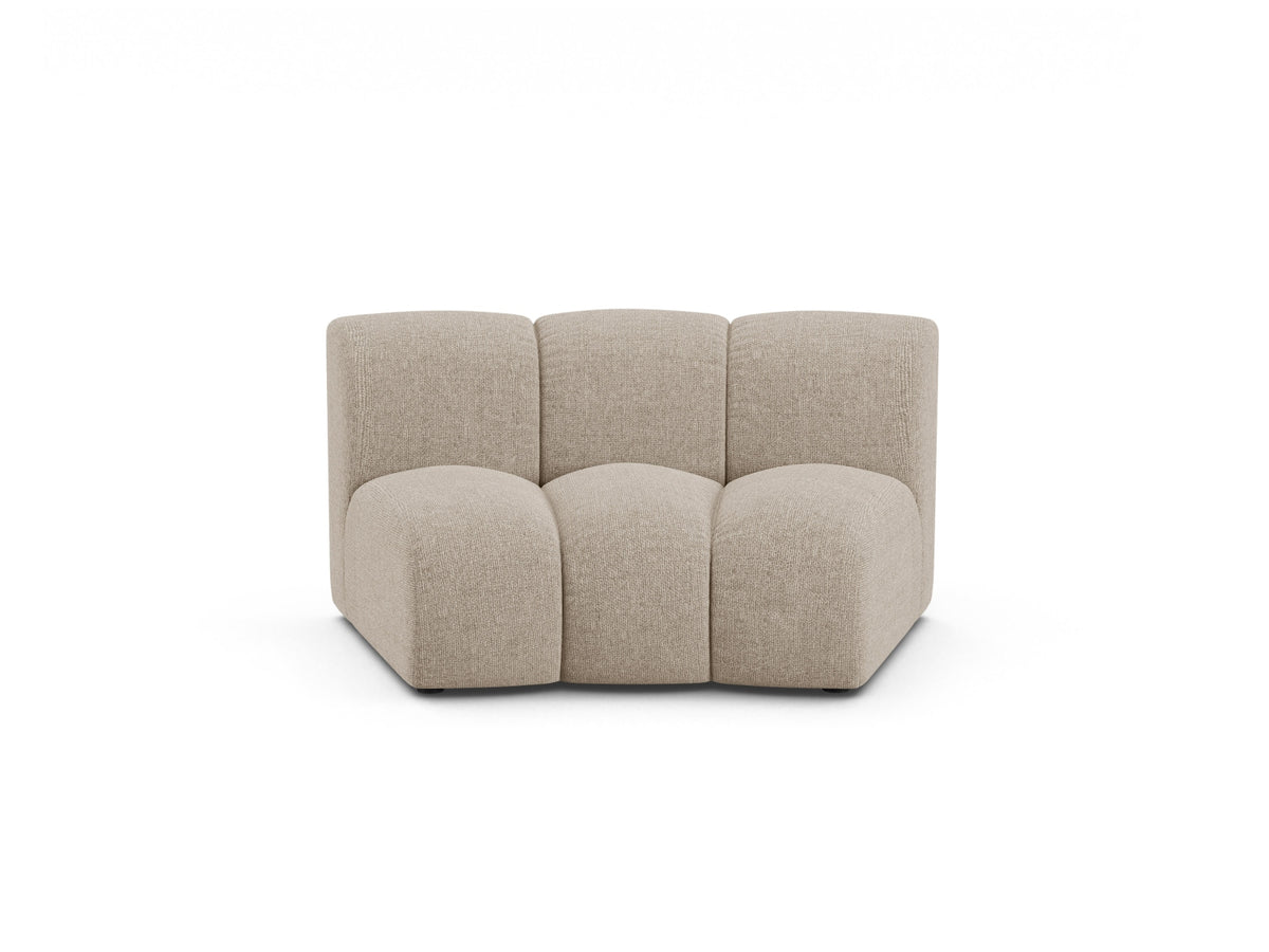 Modulo senza Braccioli, "Lupine", 1 Posto, 154x95x70 - Beige Scuro