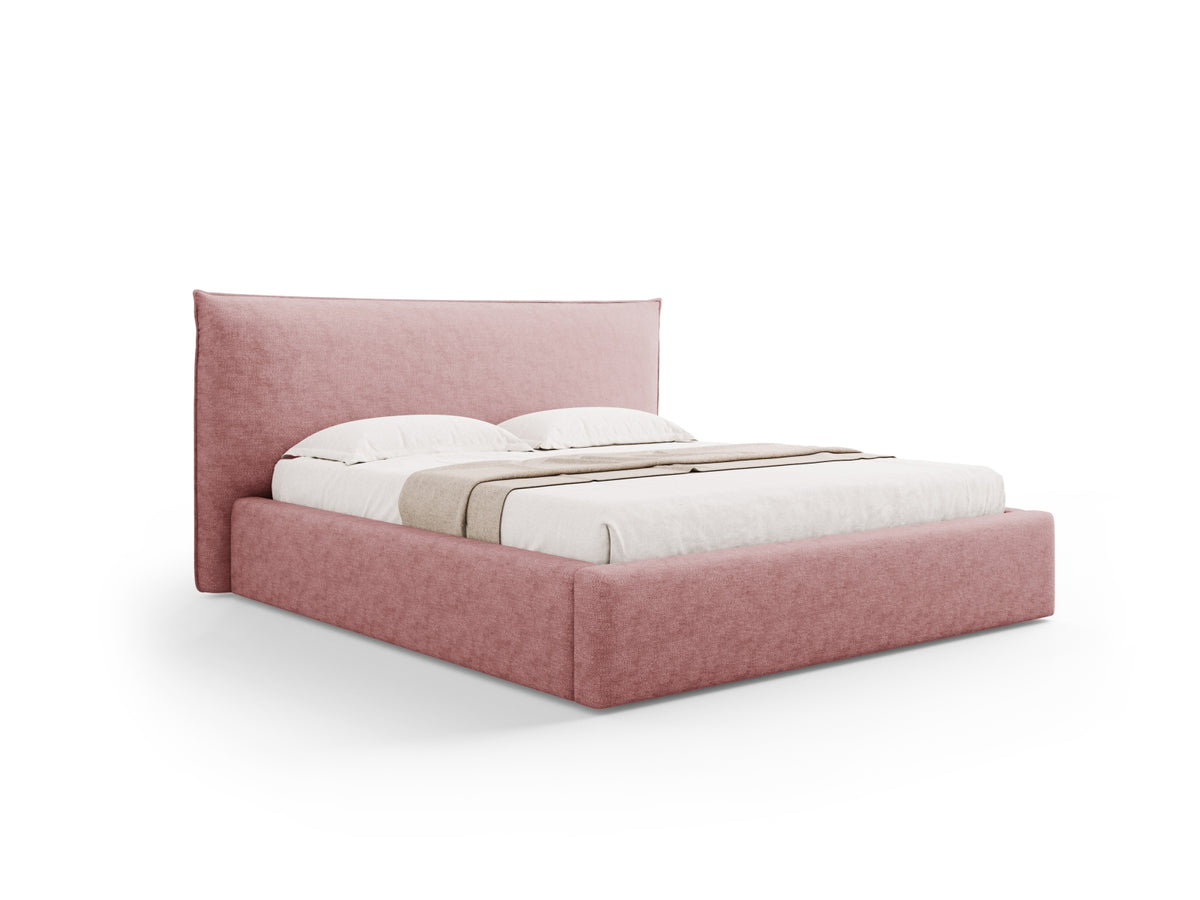 Letto Contenitore con Testata Kaelle - Rosa 200x200
