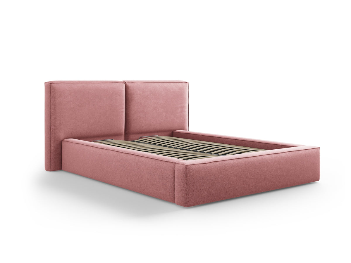 Letto contenitore con testiera doppia, "Jodie", 228x194x97,5