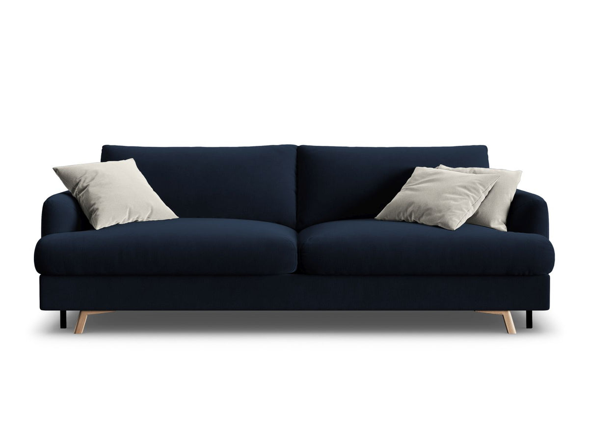 Divano Letto con Contenitore Naomi, 3 Posti, 110x233x95