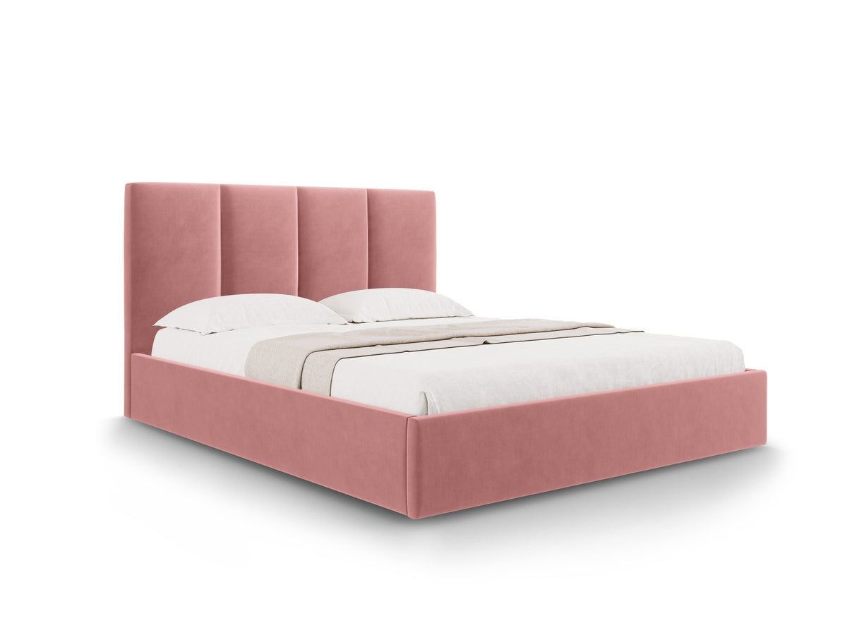 Letto Contenitore con Testata Pyla - Rosa 160x200
