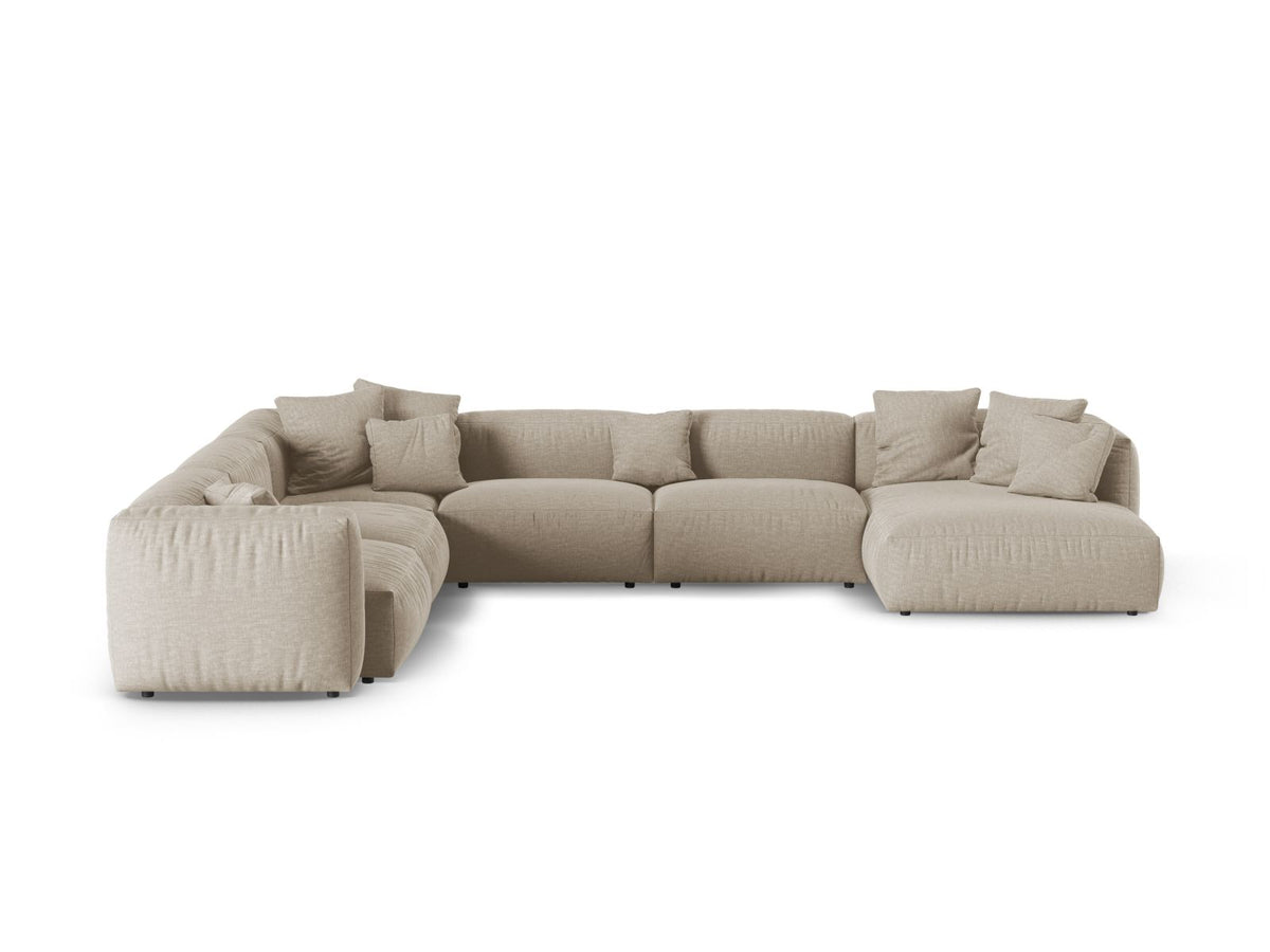 Divano Angolare Componibile XL Martina, 6 Posti, 330x420x75