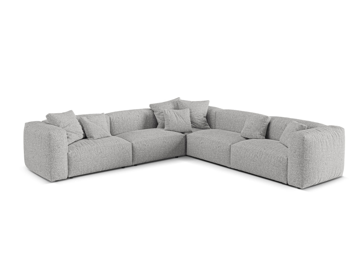 Divano Angolare Simmetrico Componibile XL Martina, 5 Posti, 316x316x75
