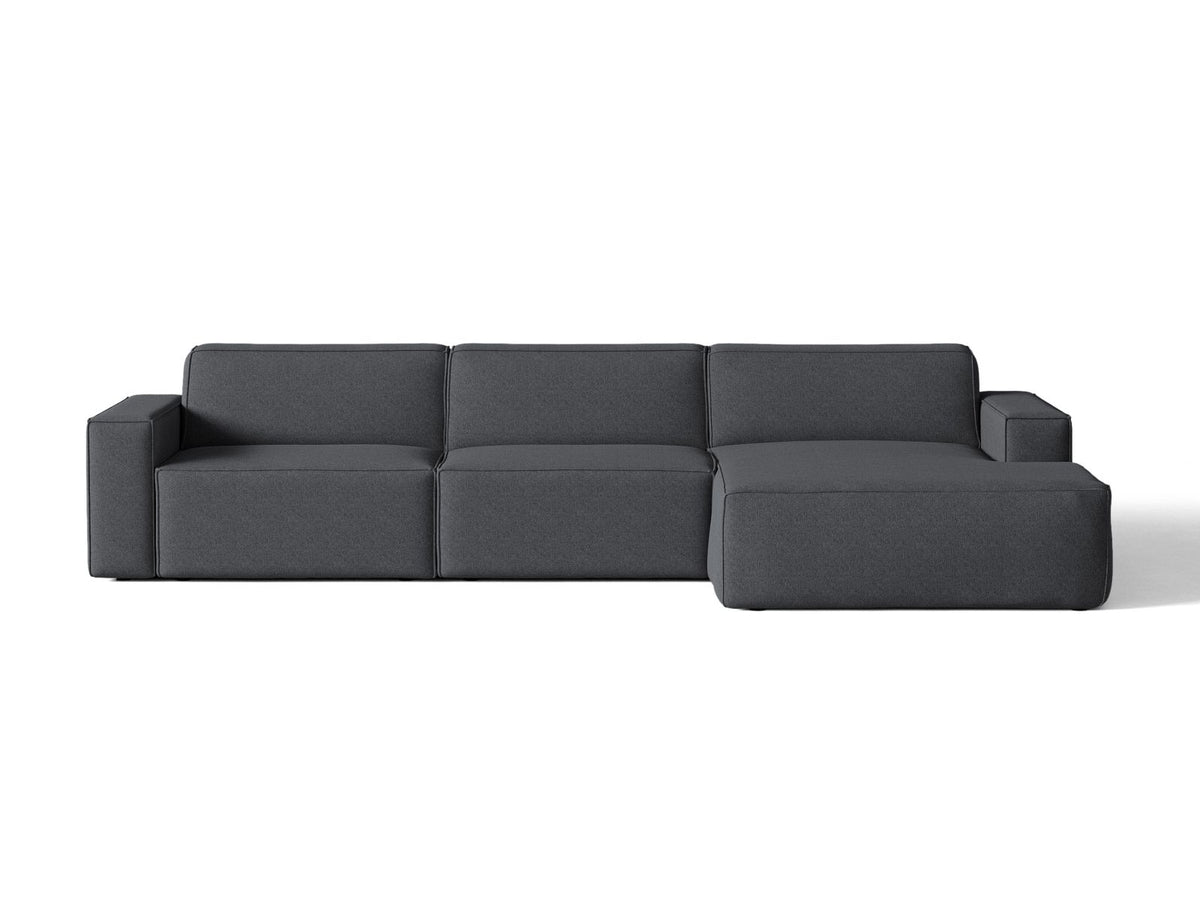 Divano Angolare Componibile Jodie, 4 Posti, 162x284x77