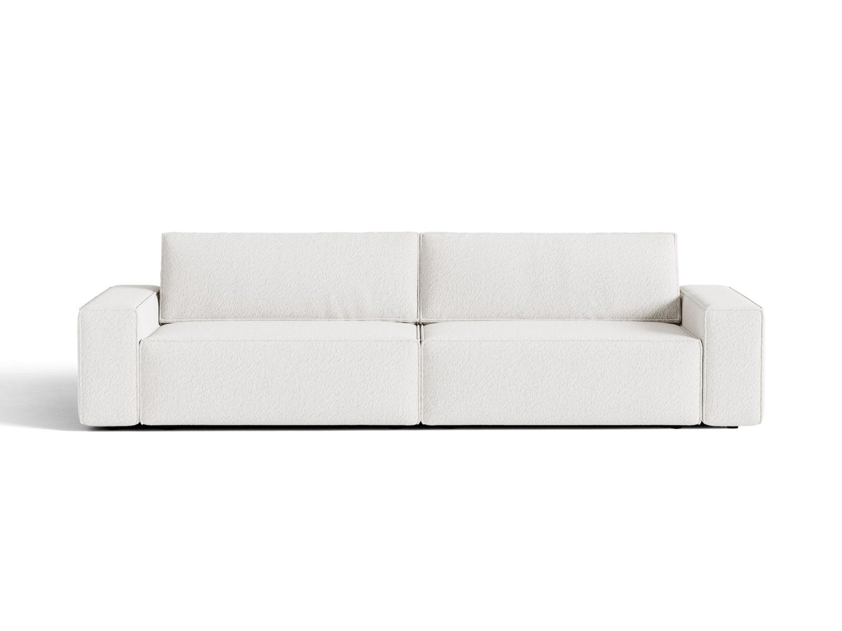 Divano Letto con Contenitore Jodie, 3 Posti, 107x247x86