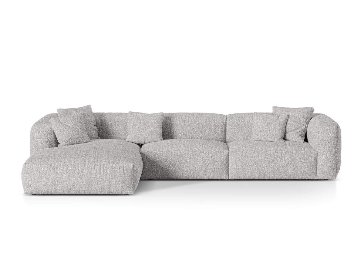 Divano Angolare Componibile XL Martina, 3 Posti, 176x330x75