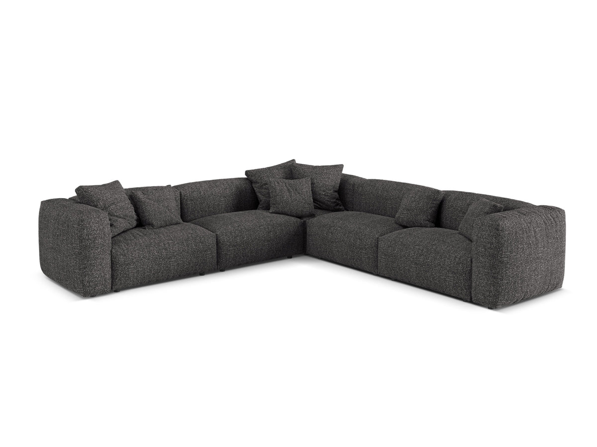 Divano Angolare Simmetrico Componibile XL Martina, 5 Posti, 316x316x75