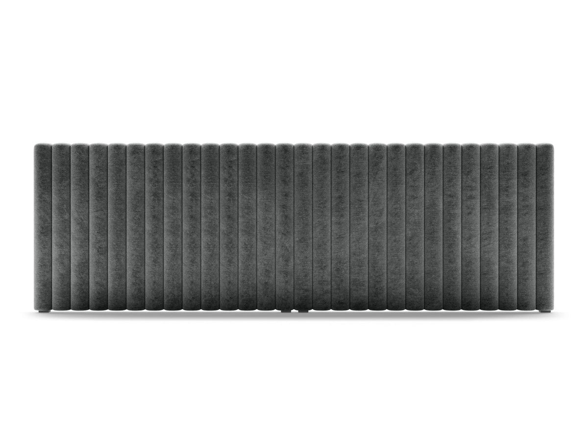 Testata del Letto, "Mistero", 280x13x95 - Grigio Scuro