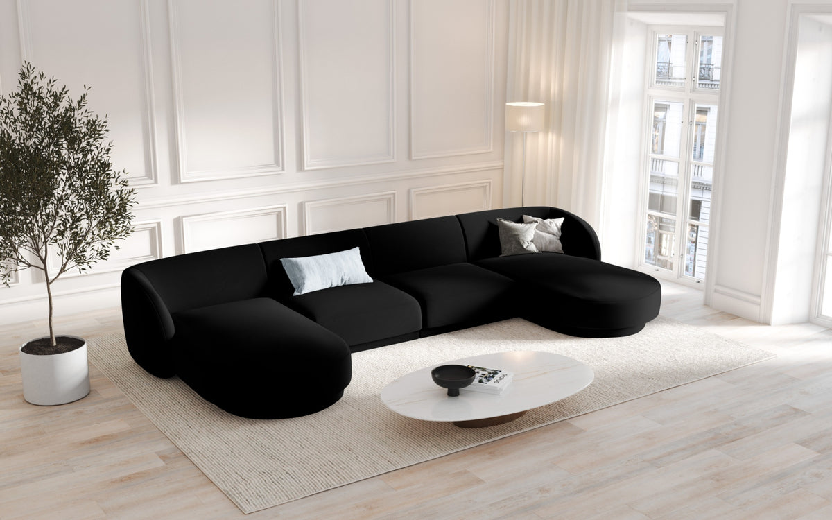 Divano panoramico, "Miley", 5 Posti, 330x156x70