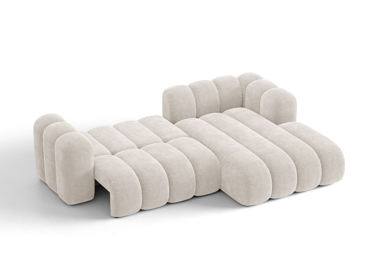 Divano Letto Angolare con Contenitore Lupine, 4 Posti, 177x270x70