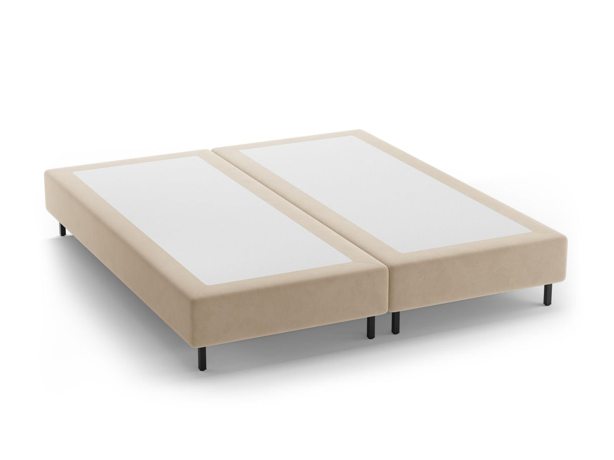 Base Letto Whale Gambe metallo nero - Nude 200x200