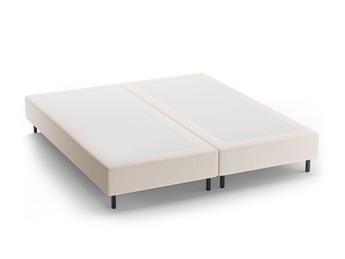 Base Letto Whale Gambe metallo nero - Bianco 200x200