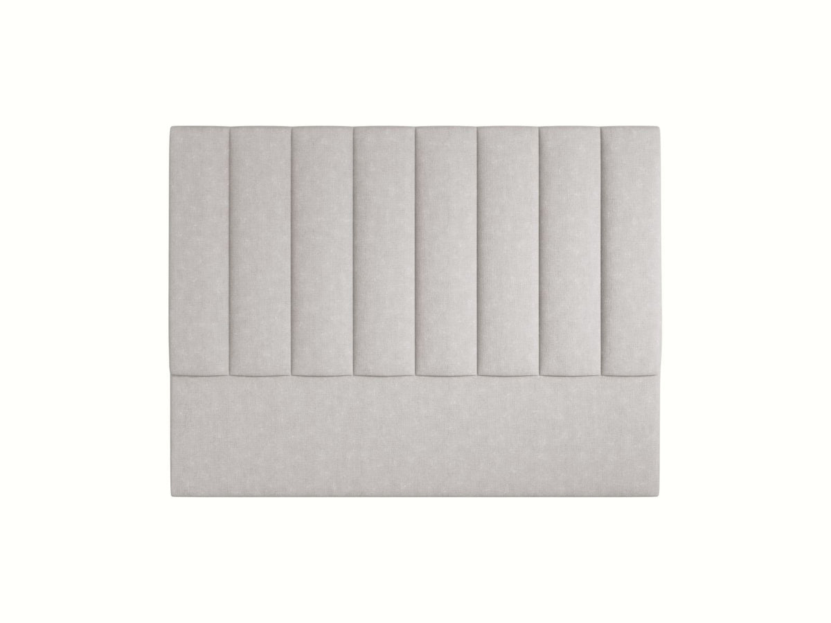 Testiera Marl Alta 120 cm - Grigio Chiaro 160x200