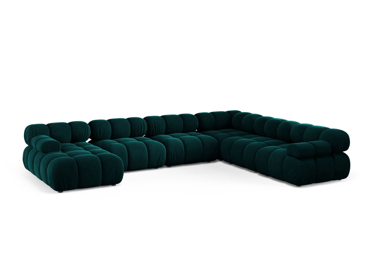 Divano Panoramico Angolare Componibile Bellis, 8 Posti, 282x376x70