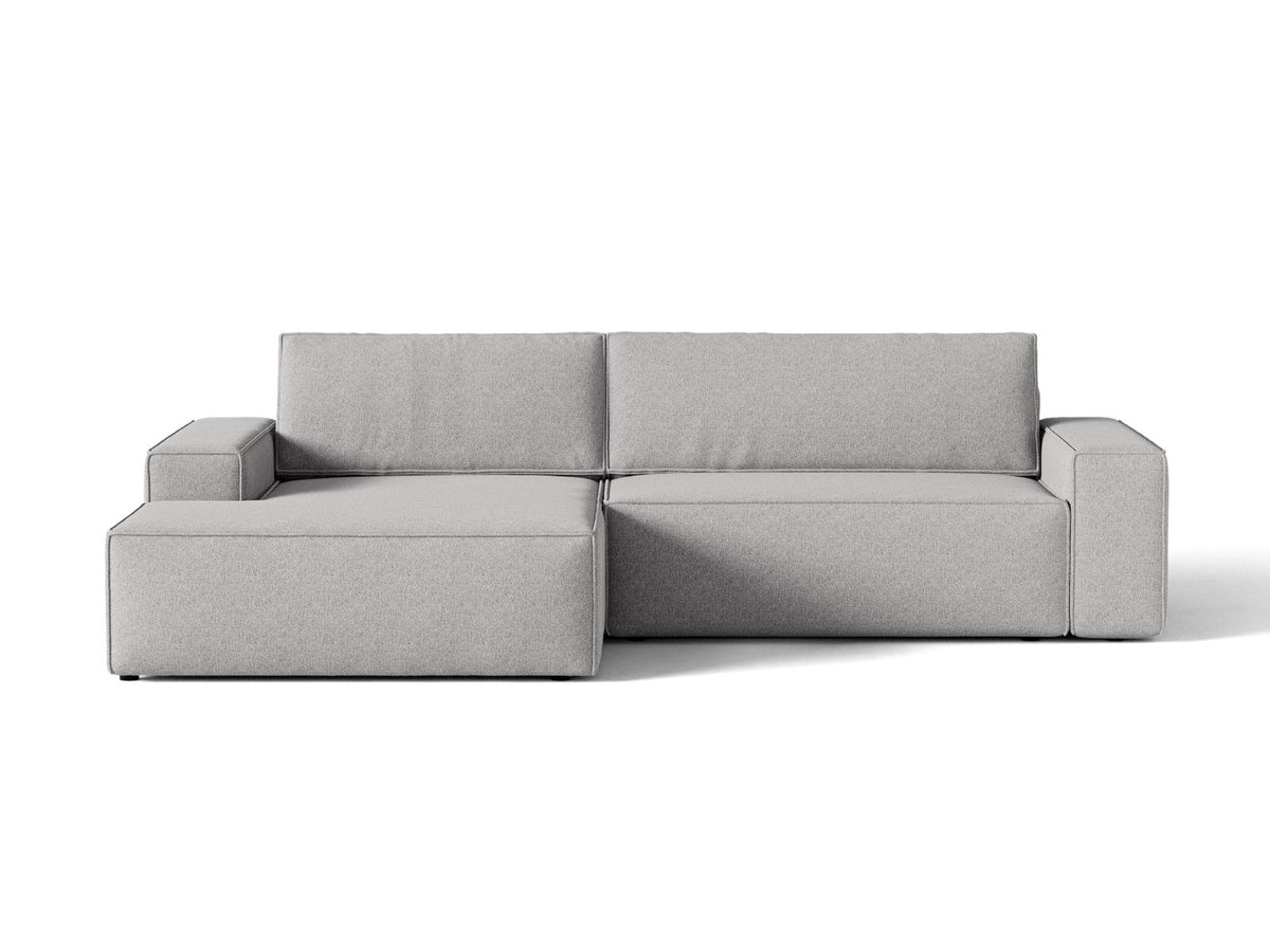 Divano Letto Angolare con Contenitore Jodie, 3 Posti, 151x246x86
