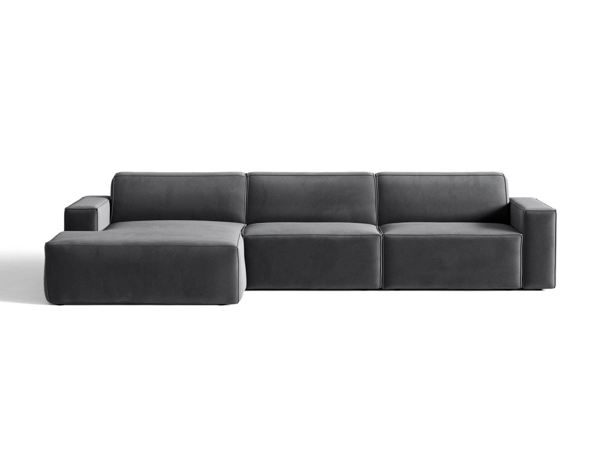 Divano Angolare Componibile Jodie, 4 Posti, 162x284x77