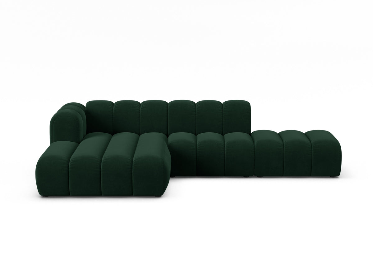 Divano Angolare Componibile Aperto Lupine, 5 Posti, 177x299x70