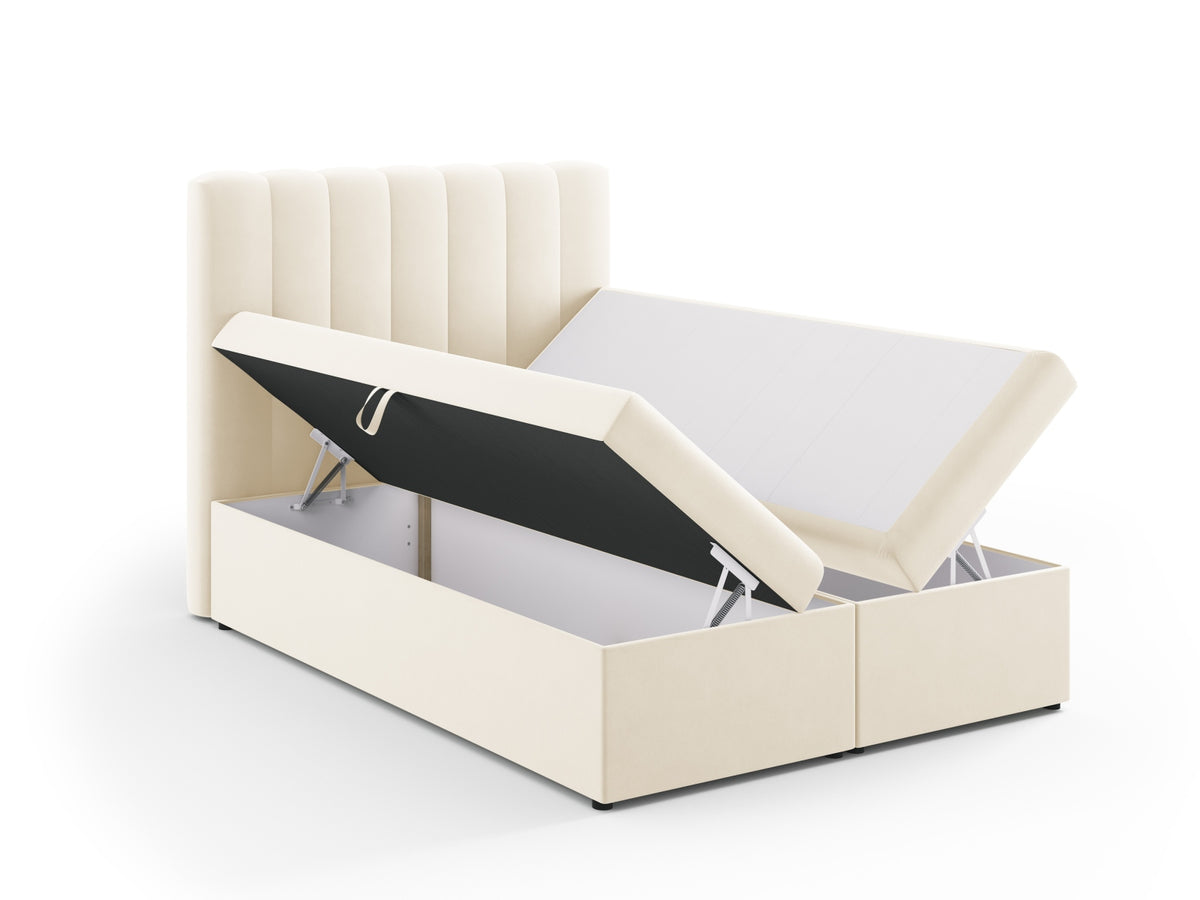 Letto: testiera + molle/materasso + coprimaterasso, "Kelp", 210x140x125