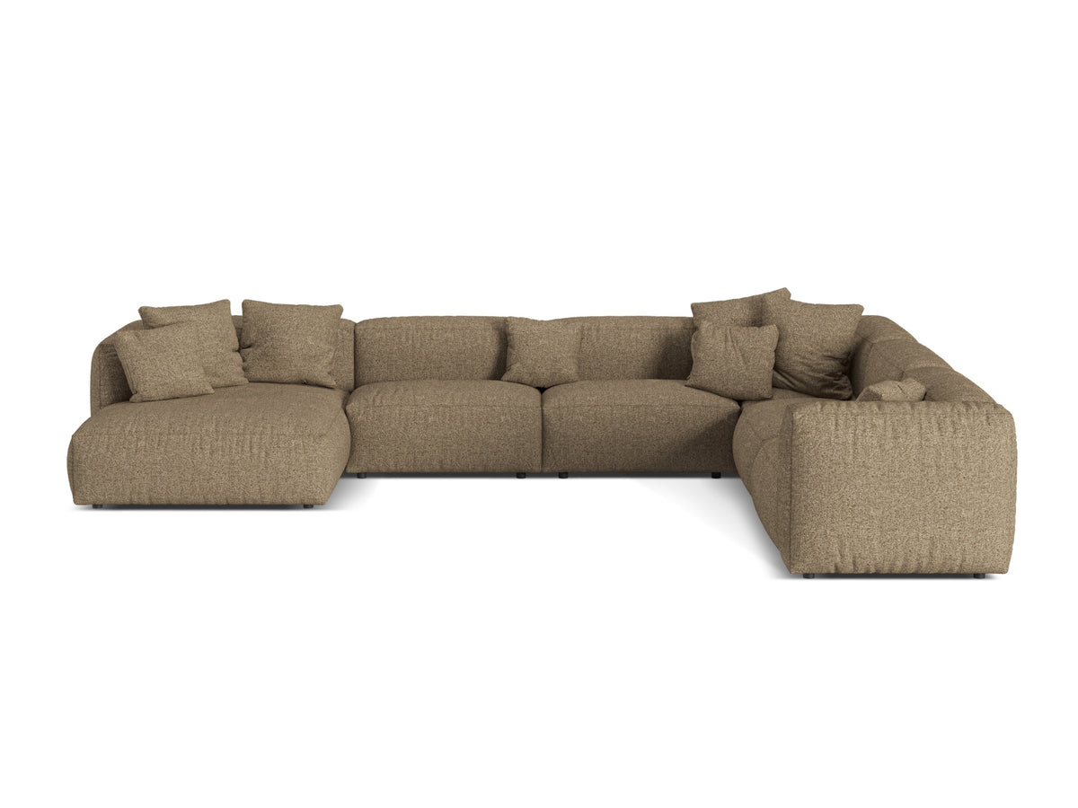 Divano Angolare Componibile XL Martina, 6 Posti, 316x406x75