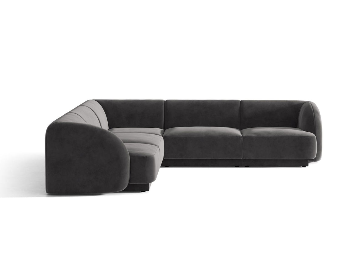 Divano Angolare Simmetrico Miley, 5 Posti, 255x255x70