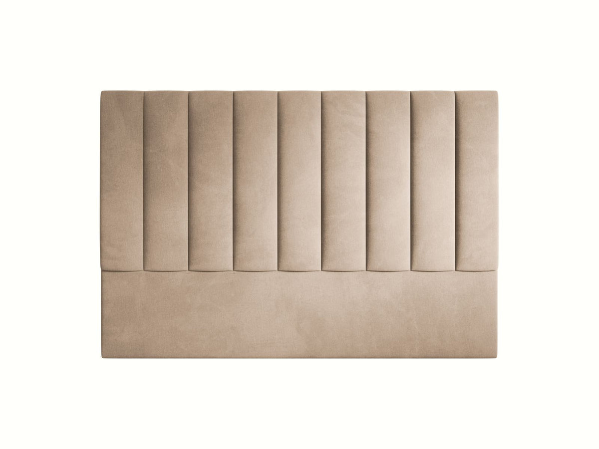 Testiera Marl Alta 120 cm - Beige Mandorla 180x200