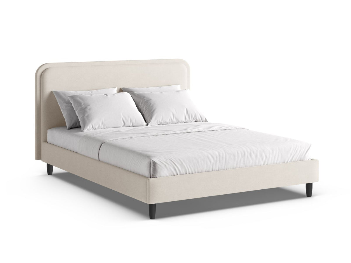 Letto con Testata Aveline - Avorio 180x200