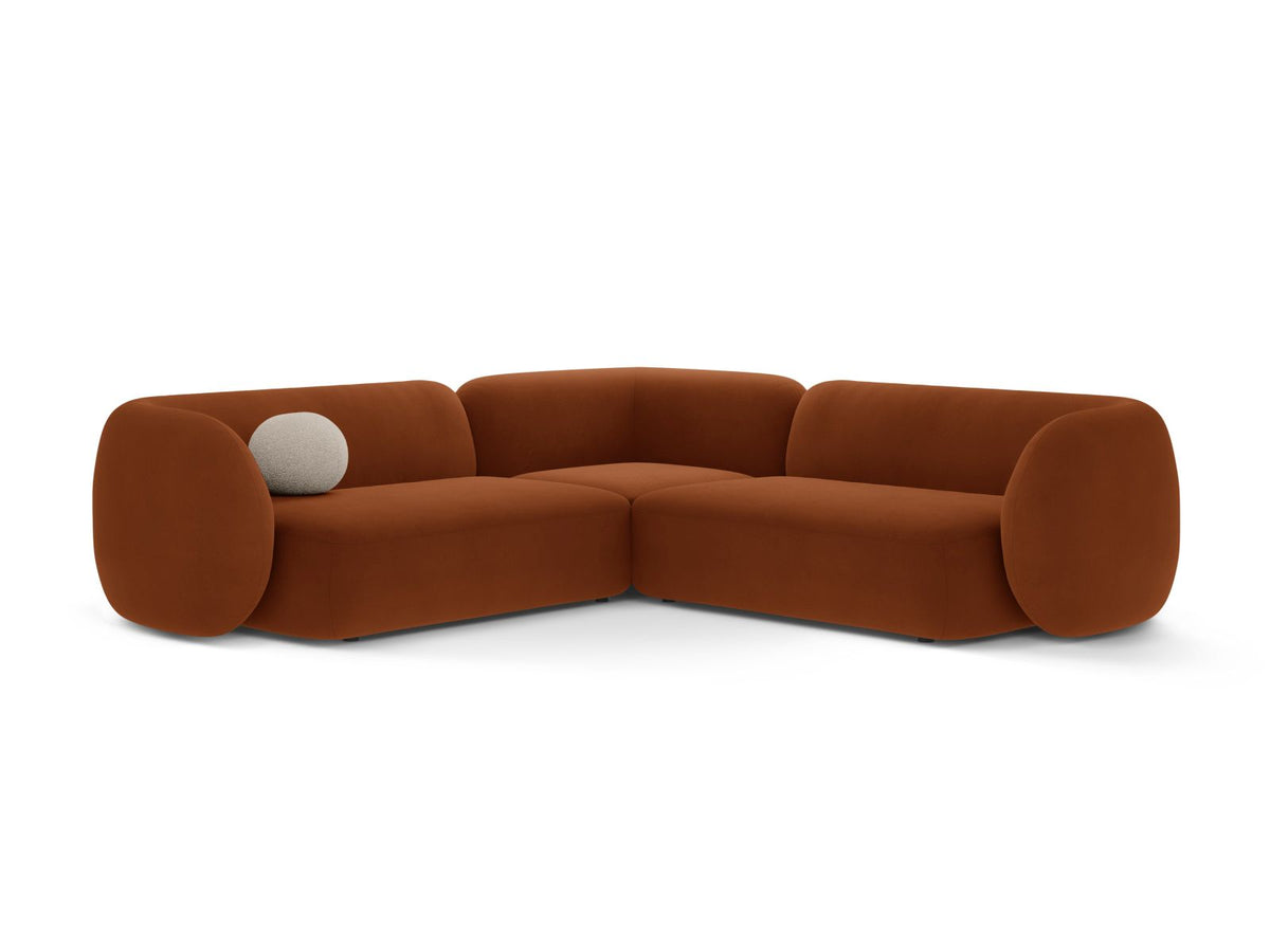 Divano Angolare Simmetrico Componibile Kate, 5 Posti, 252x252x76