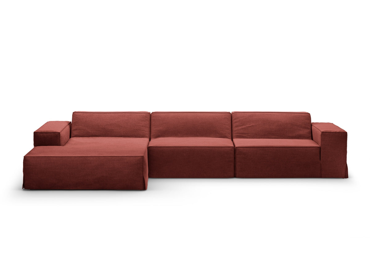 Divano Angolare Componibile Jodie, 4 Posti, 162x284x77