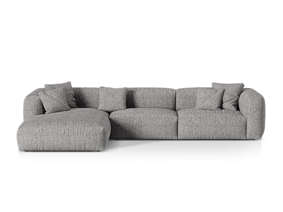 Divano Angolare Componibile XL Martina, 3 Posti, 176x330x75