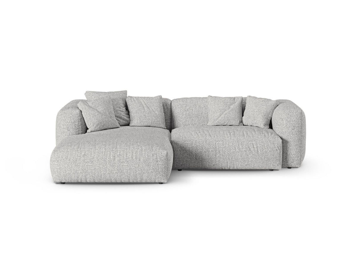Divano Angolare Componibile XL Martina Seduta Profonda, 2 Posti, 176x280x75