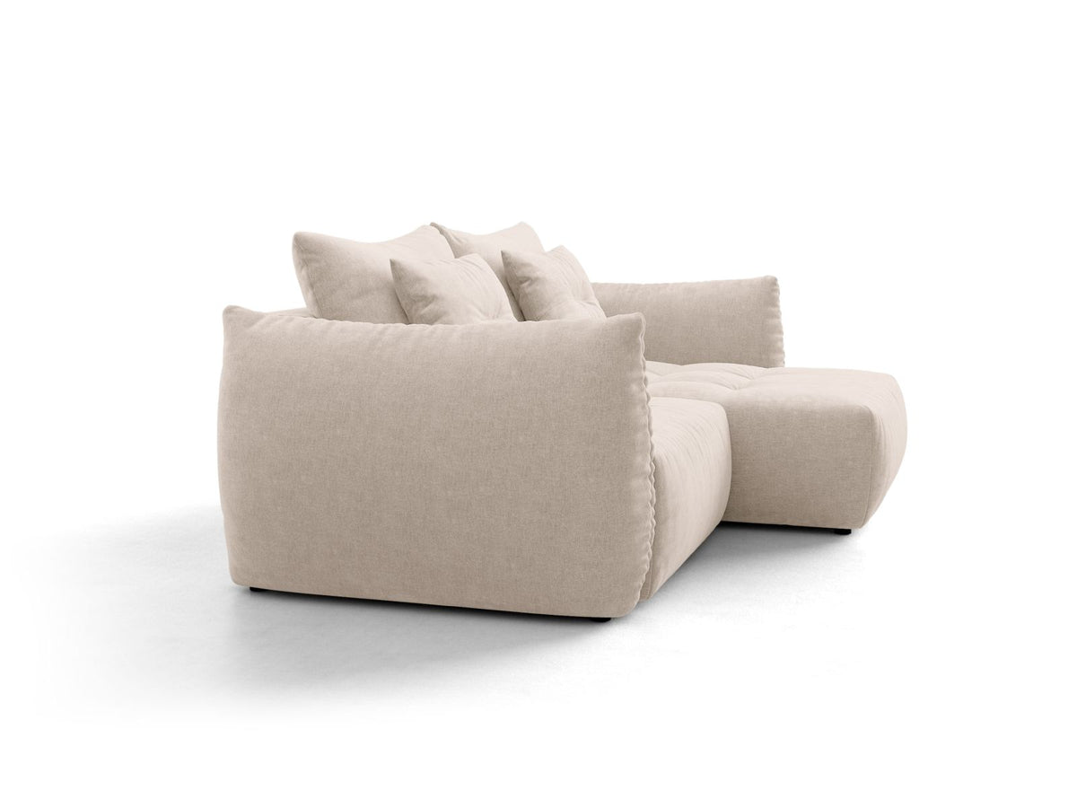 Divano Letto Angolare Componibile con Contenitore Bloom, 3 Posti, 152x250x87