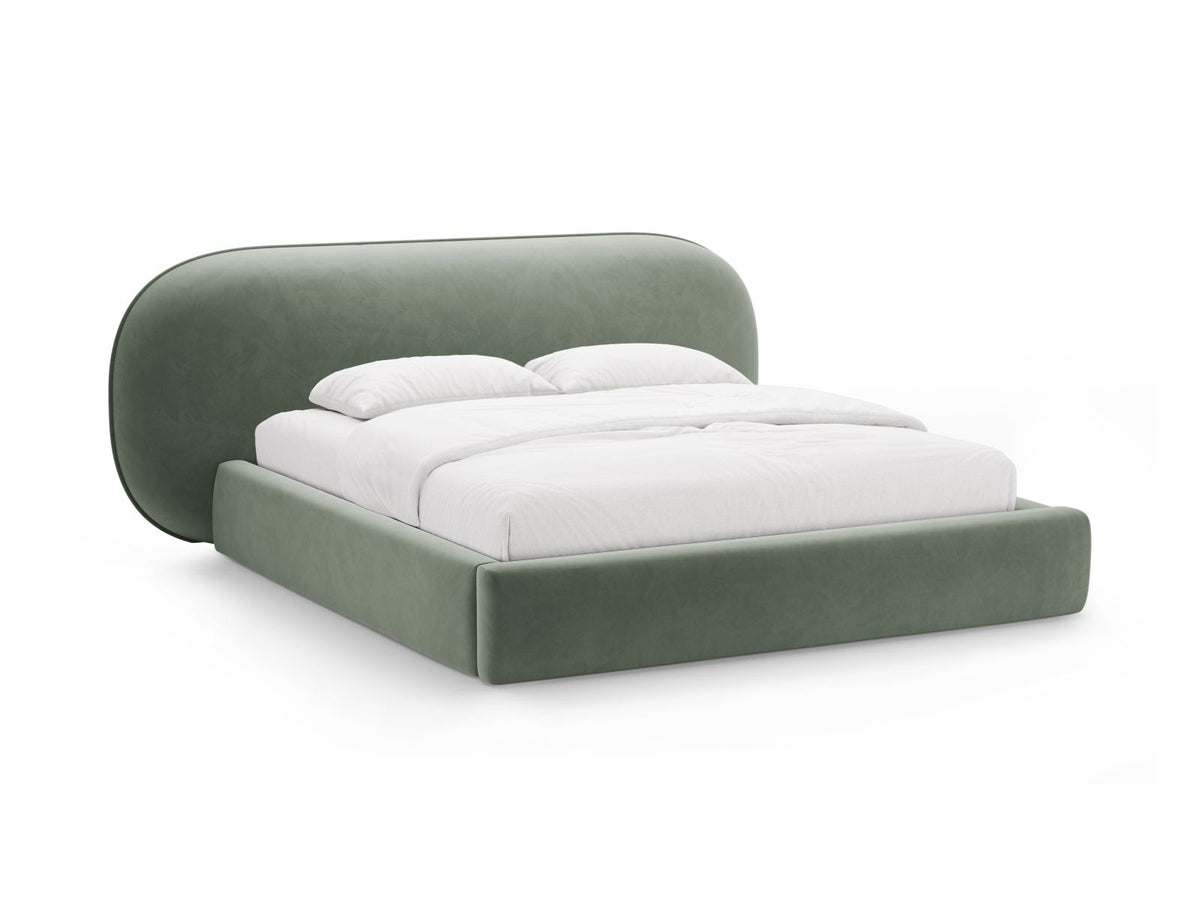 Letto Contenitore con Testata Ovalo
