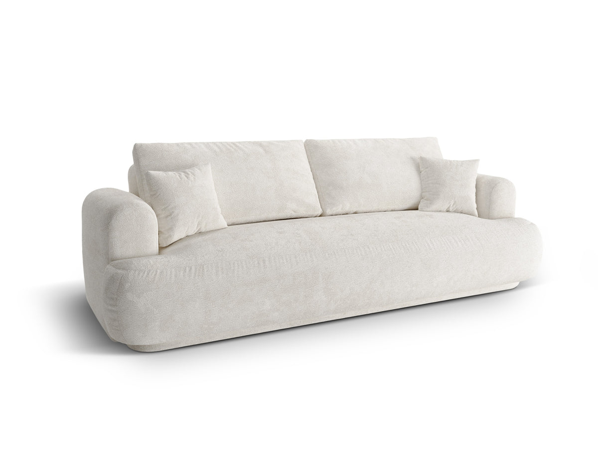 Divano Letto con Contenitore Ella, 3 Posti, 108x253x88