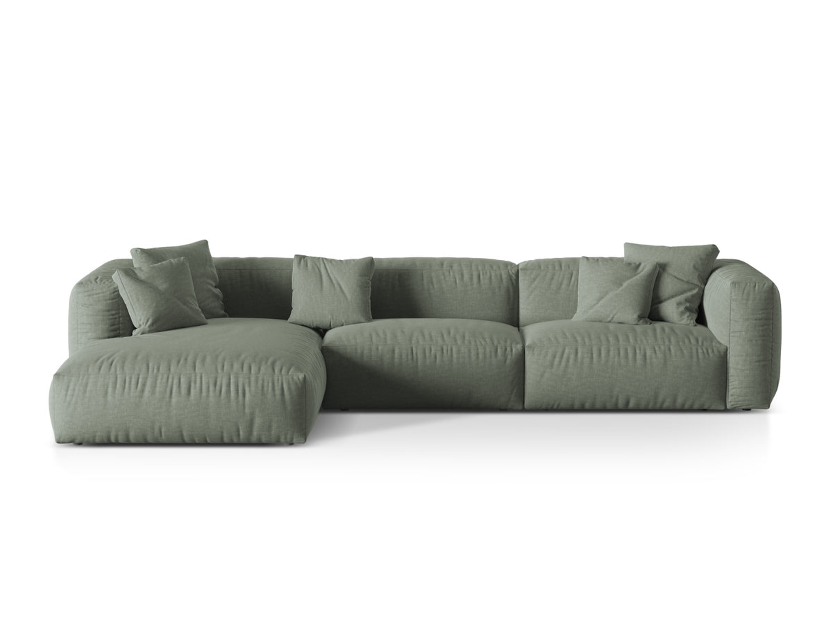Divano Angolare Componibile XL Martina, 3 Posti, 176x330x75