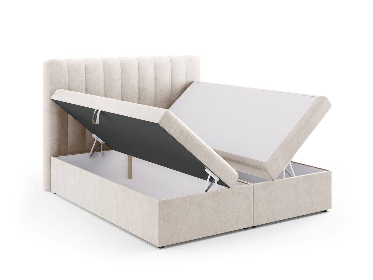 Letto: testiera + molle/materasso + coprimaterasso, "Kelp", 210x180x125