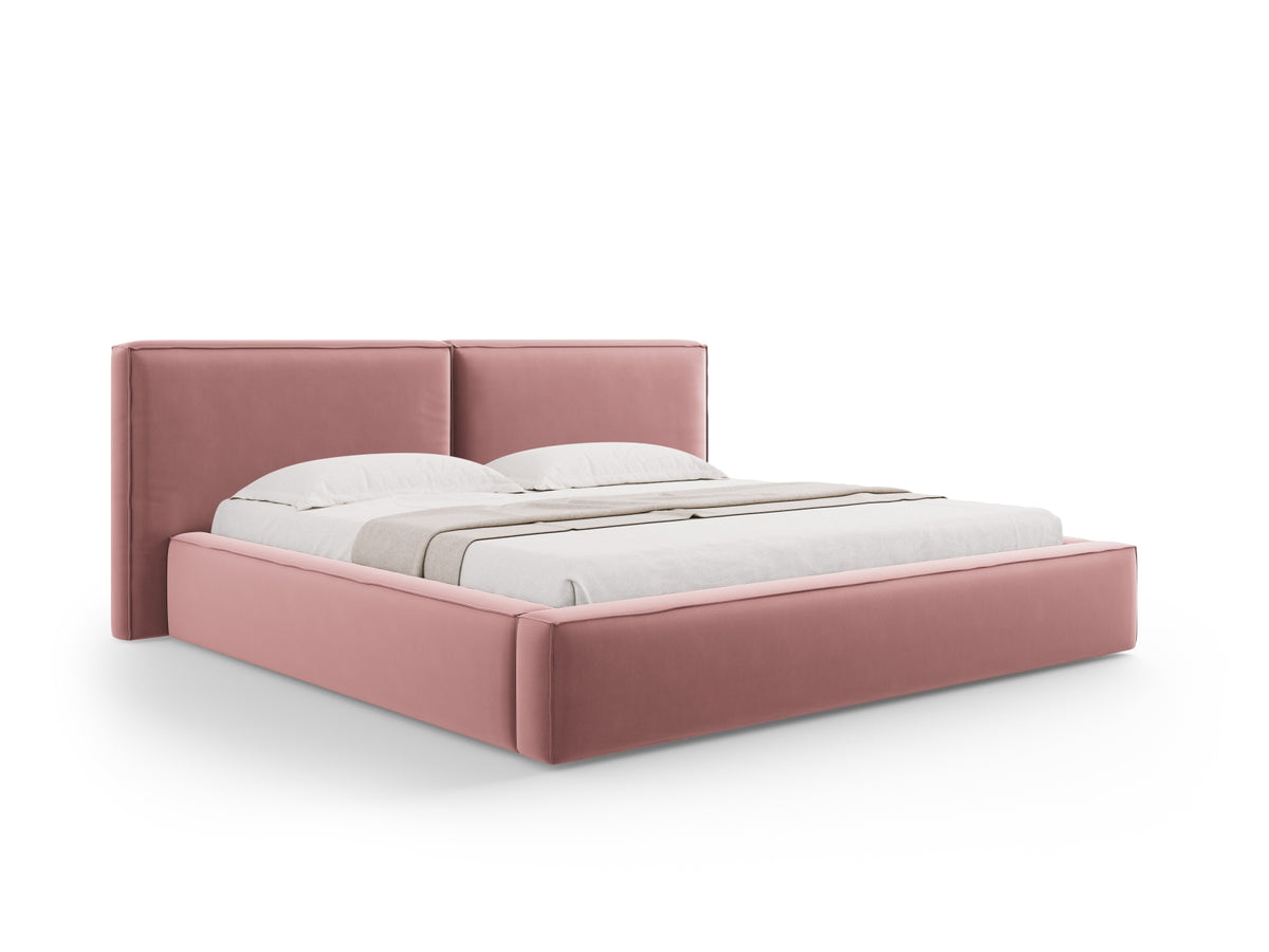 Letto contenitore con testiera doppia, "Jodie", 228x251x97,5