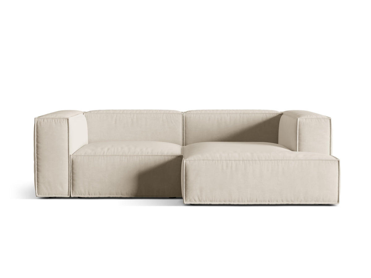 Divano Angolare Componibile Nuria, 3 Posti, 147x252x72