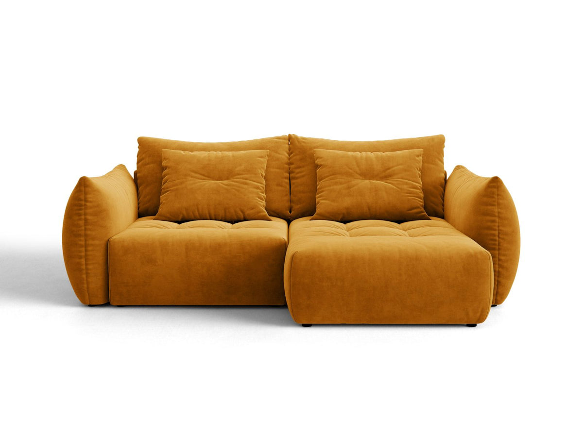 Divano Letto Angolare Componibile con Contenitore Bloom, 3 Posti, 152x250x87