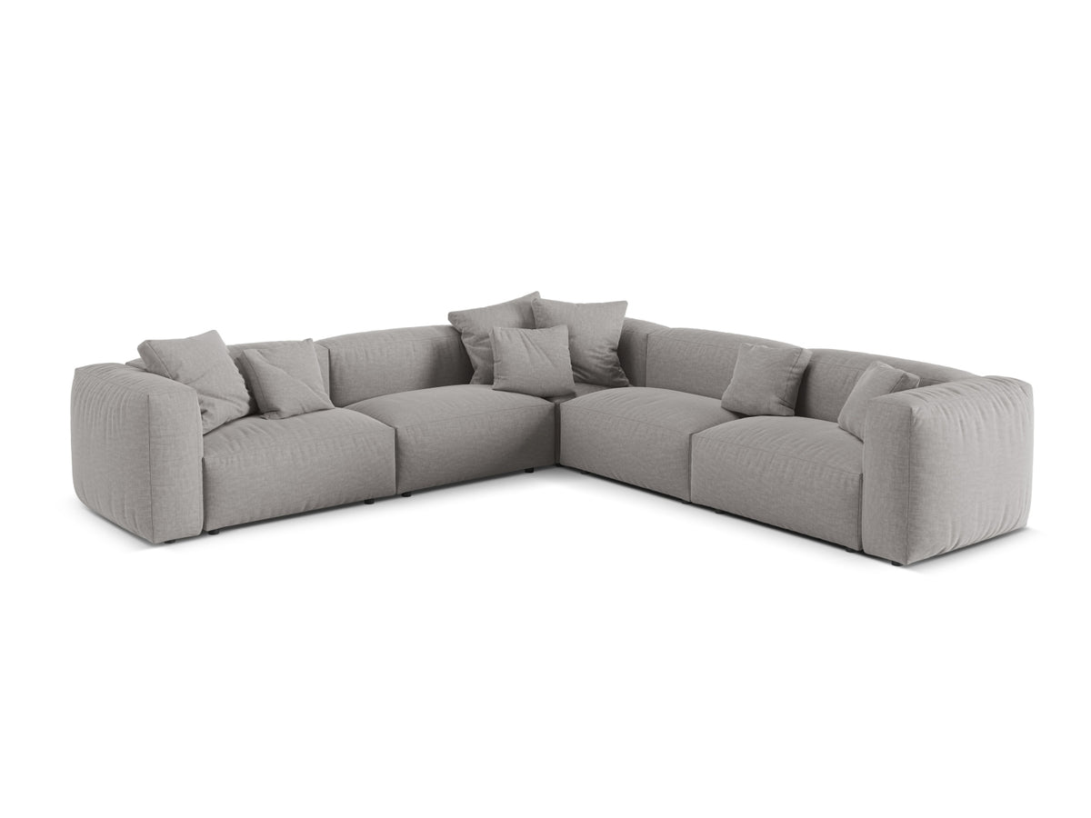 Divano Angolare Simmetrico Componibile XL Martina, 5 Posti, 316x316x75