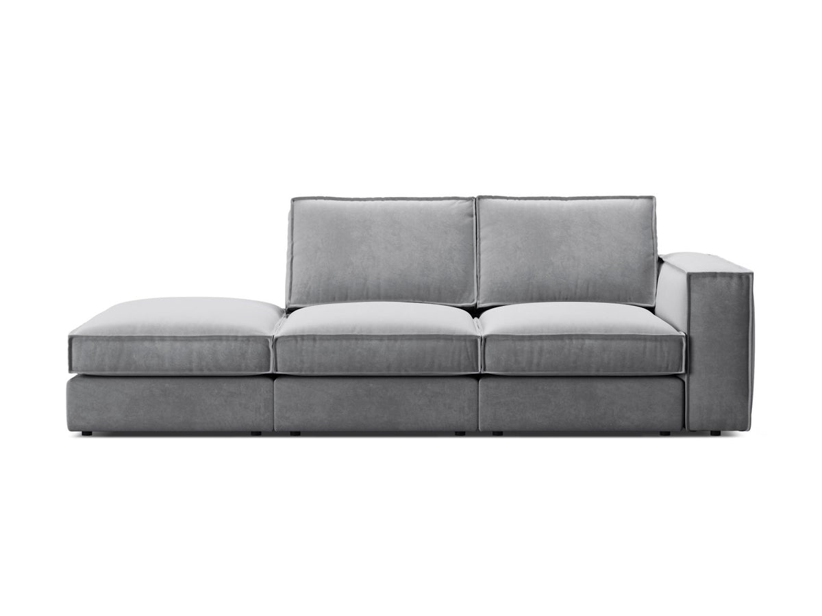 Divano Componibile Aperto Pola, 3 Posti, 103x259x88