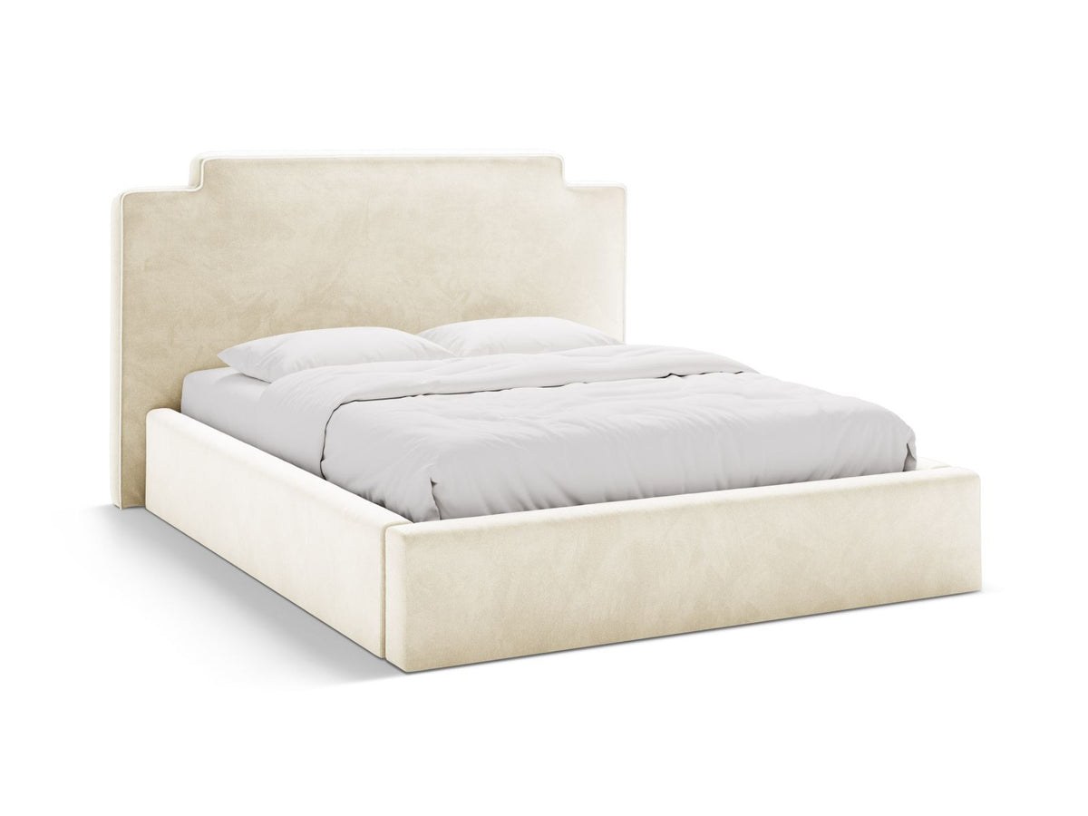 Letto Contenitore con Testata Princess - Avorio 160x200