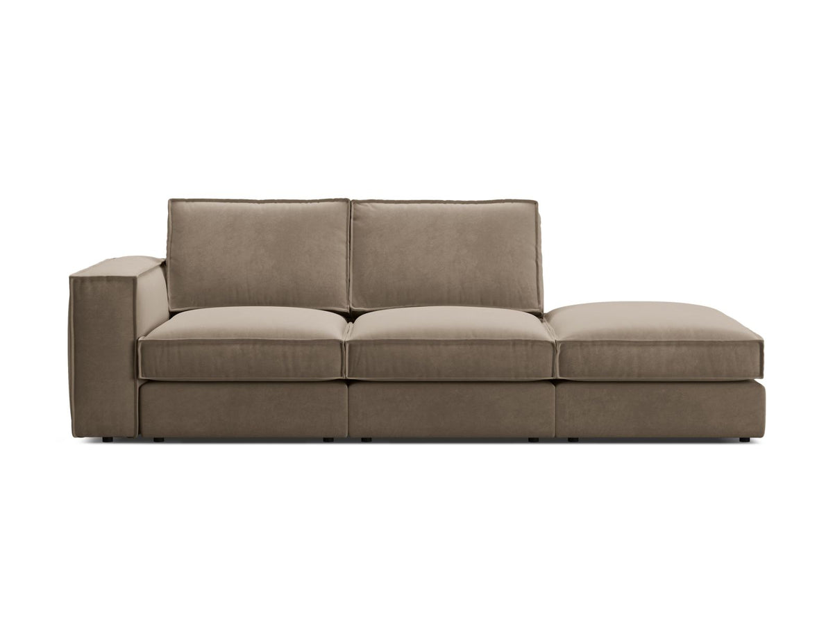 Divano Componibile Aperto Pola, 3 Posti, 103x259x88