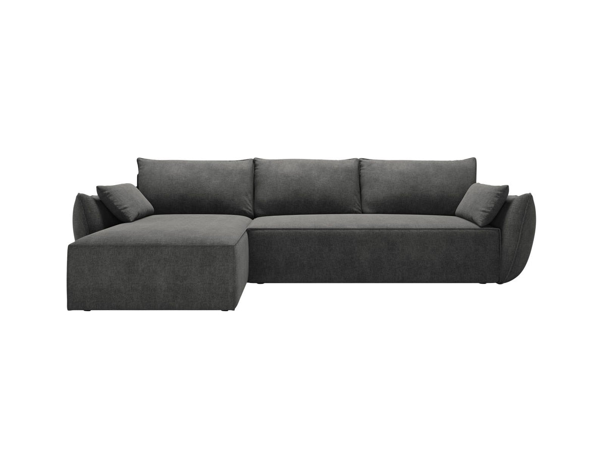 Divano Letto Angolare con Contenitore Kaelle, 4 Posti, 168x262x87
