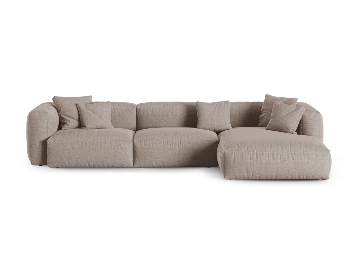 Divano Angolare Componibile XL Martina Seduta Profonda, 3 Posti, 176x330x75