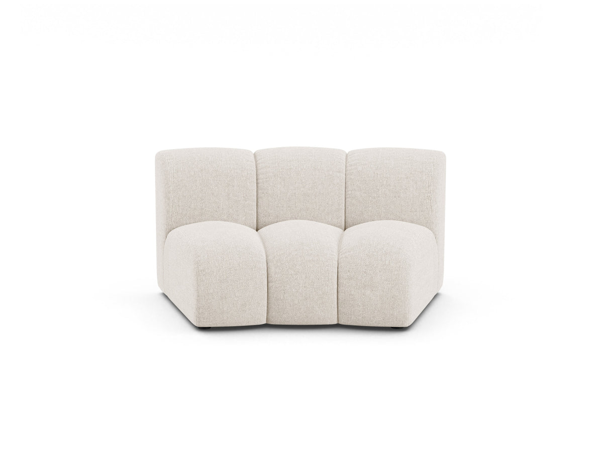 Modulo senza Braccioli, "Lupine", 1 Posto, 154x95x70 - Beige Chiaro