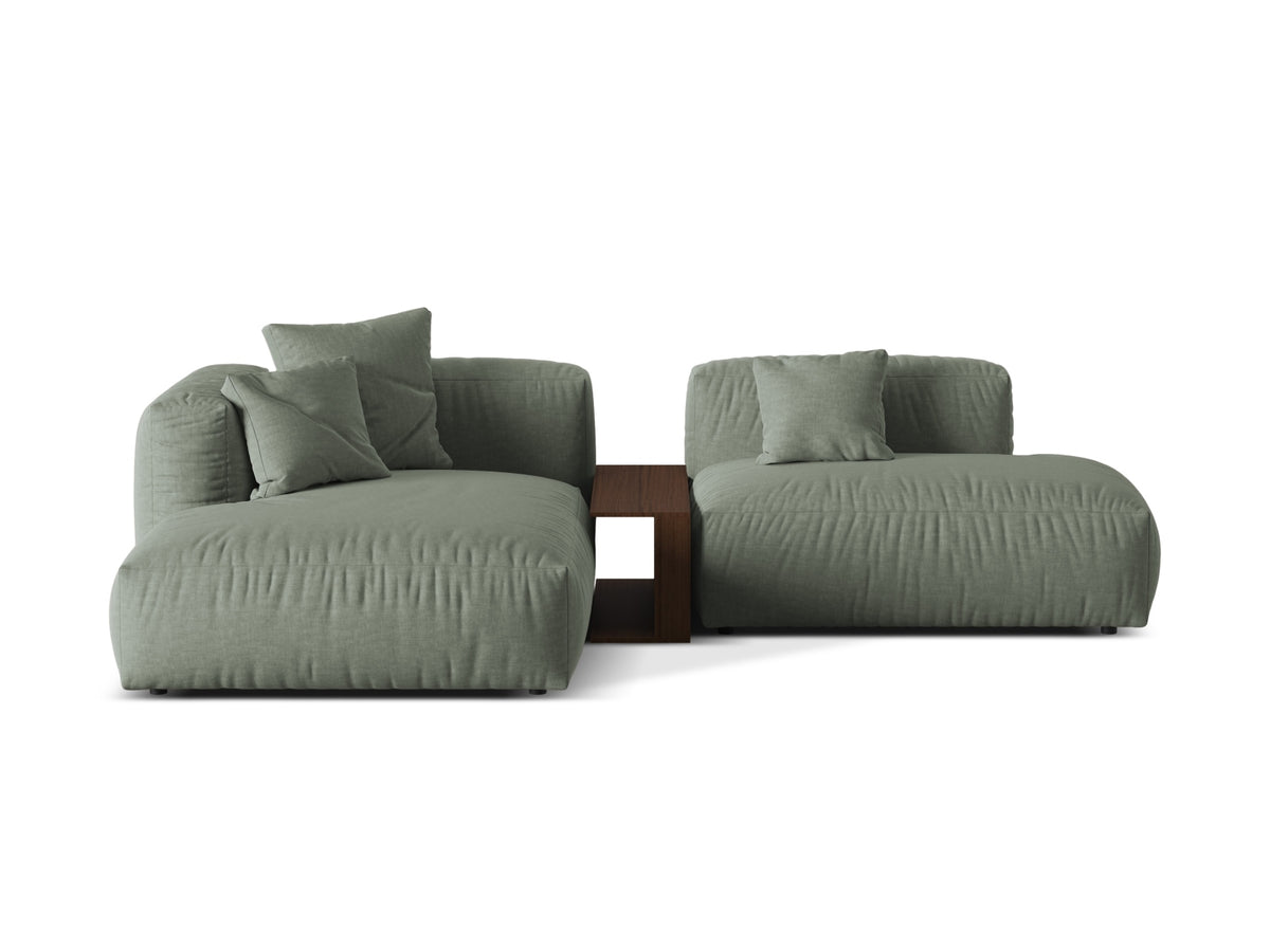 Divano Angolare Componibile Martina, 2 Posti, 176x285x75